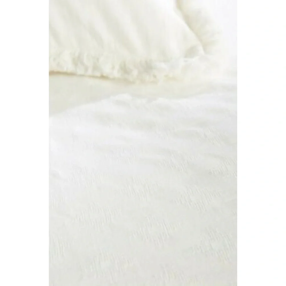 Anthropologie Jacquard-Woven Imogen Duvet Cover Only